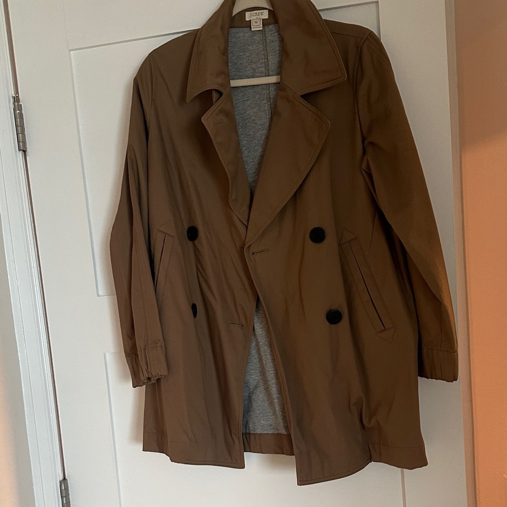 J Crew Trench Coat size 10
